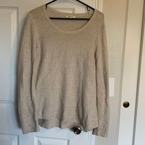 Madewell Cream Crewneck Sweater